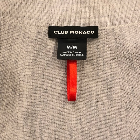 MOVING SALE!! Club Monaco Gray Wool Skirt - Picture 2 of 4